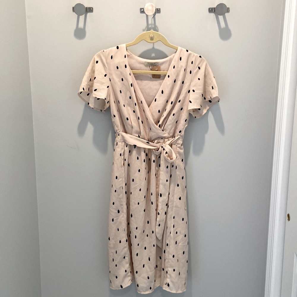 Ivory/black special occasion/party dress